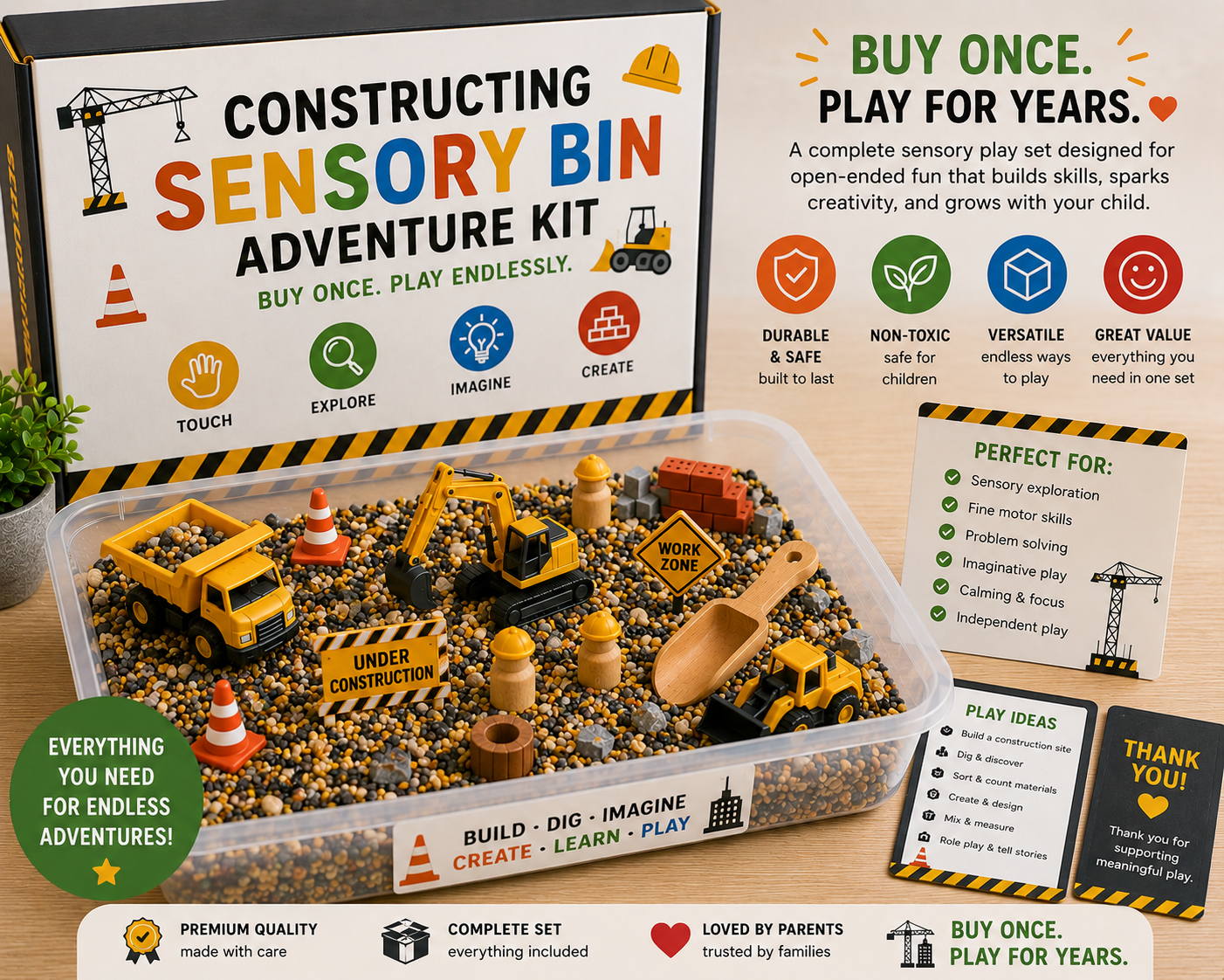 Constructing Sensory Bin