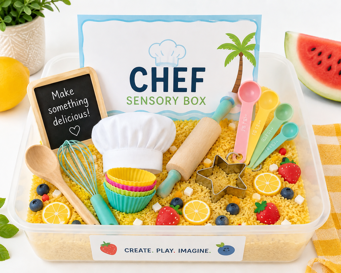 Chef Sensory Bin