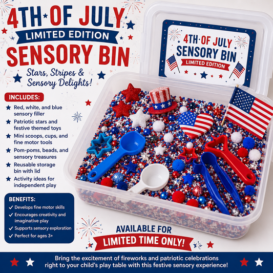 🇺🇸 Limited Edition 4th of July Sensory Bin